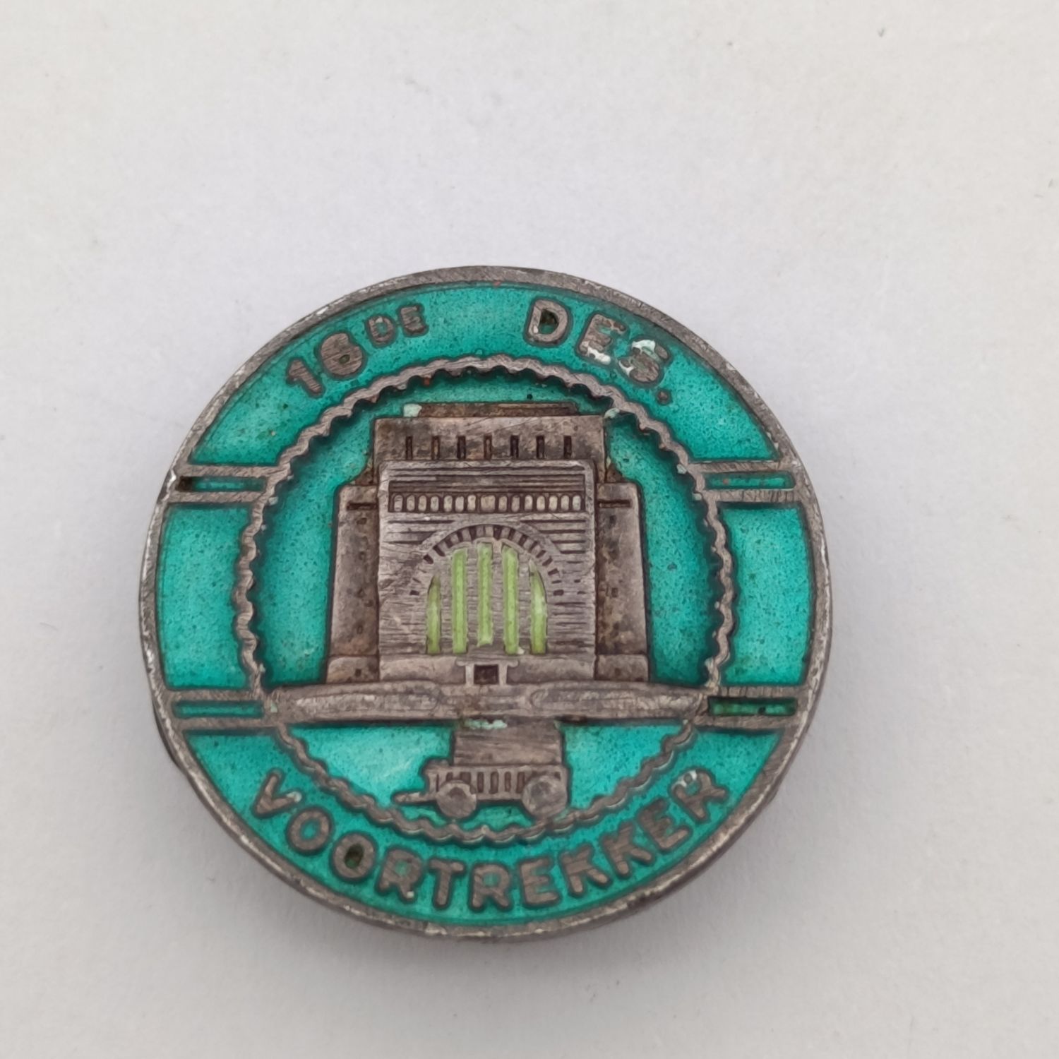 Sterling silver pin for opening of voortrekker monument - rare