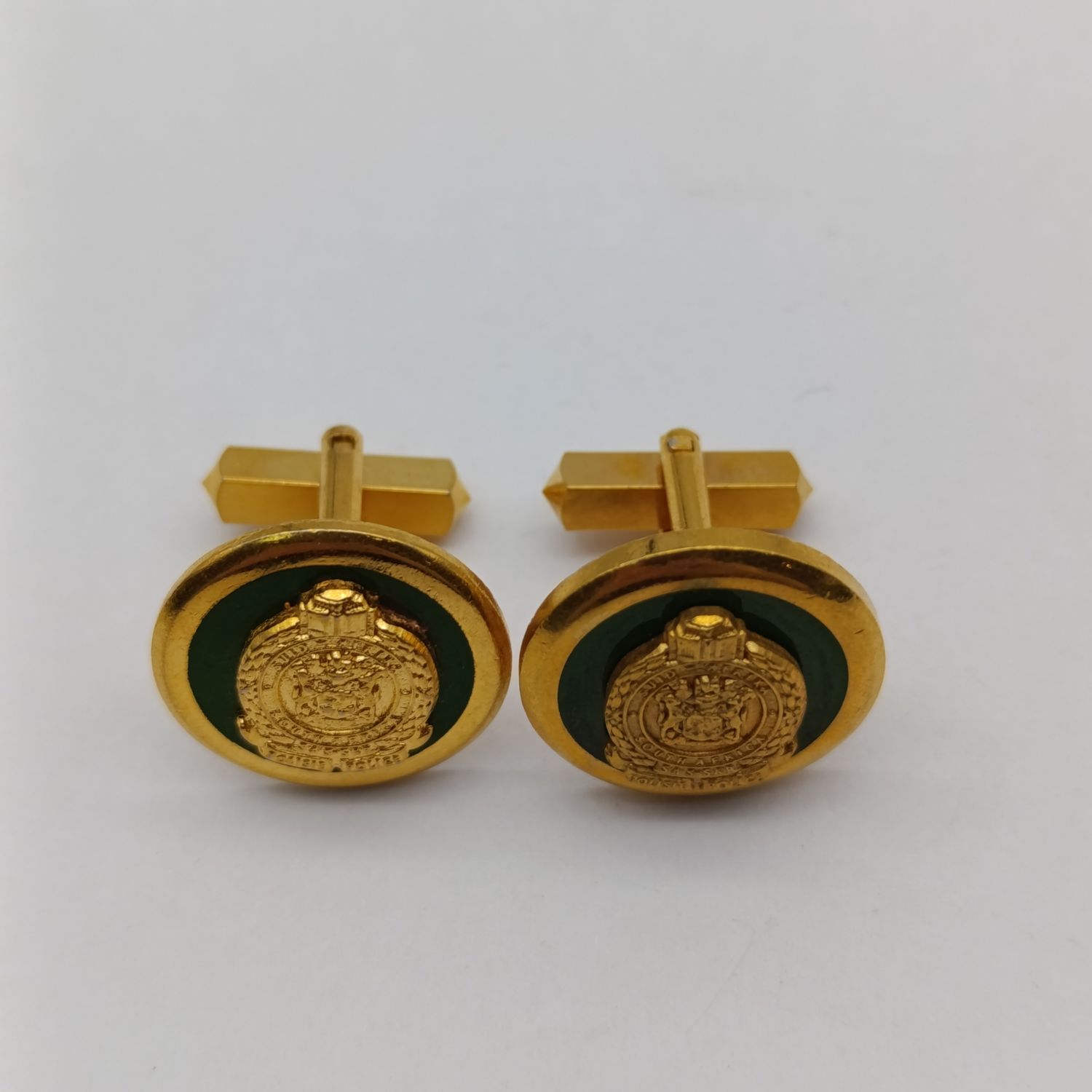 Pair of SA Railway Police cufflinks