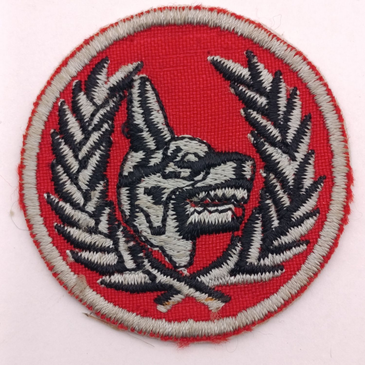 SA Army dog instructor cloth badge