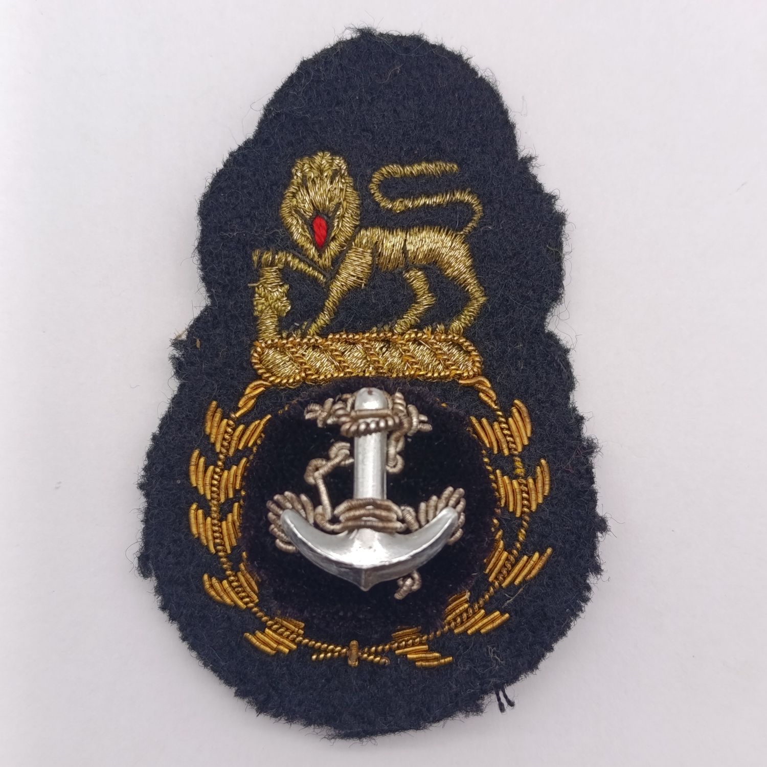SA Navy chief petty officer cap badge