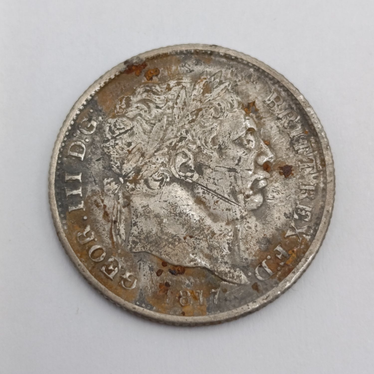 Great Britain 1817 shilling XF