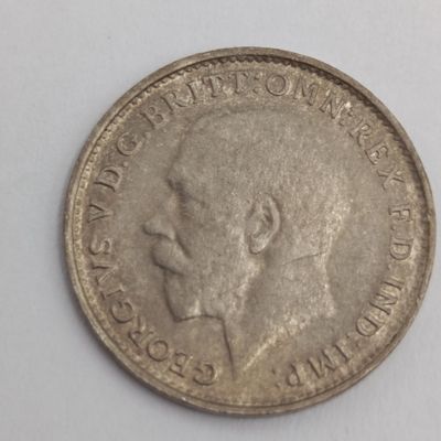 Great britain 1920 Three pence AU