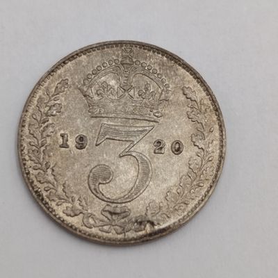 Great britain 1920 Three pence AU