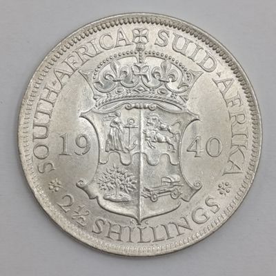 South Africa 1940 hlaf crown - Brilliant uncirculated