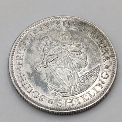 South Africa 1943 Shilling - uncirculated