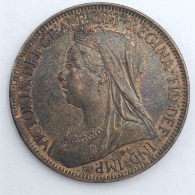Great Britain 1901 half penny AU