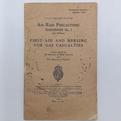 Royal Army Air Raid Precautions Handbook No.2 booklet