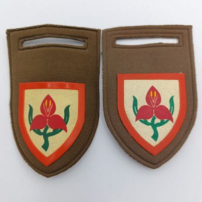 Pair of SADF Military Academy tupperware flashes