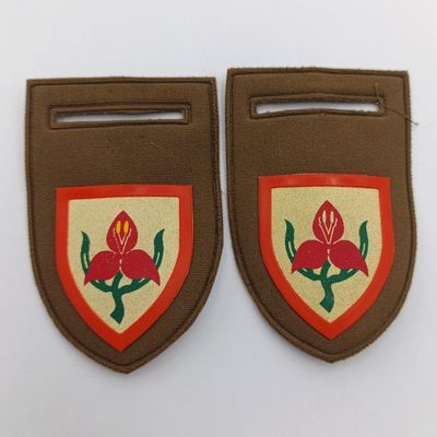 Pair of SADF Military Academy tupperware flashes