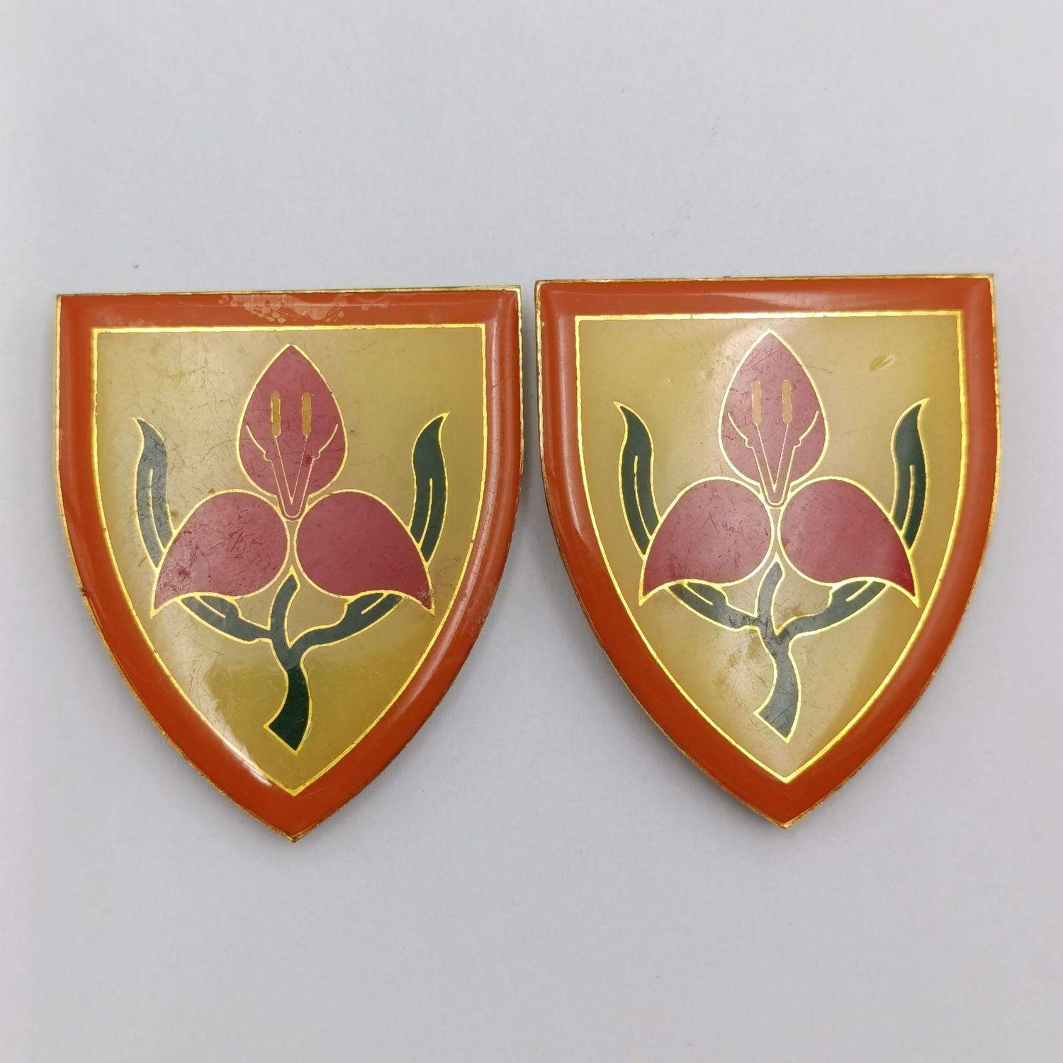 Pair of SADF Military Academy shoulder flashes