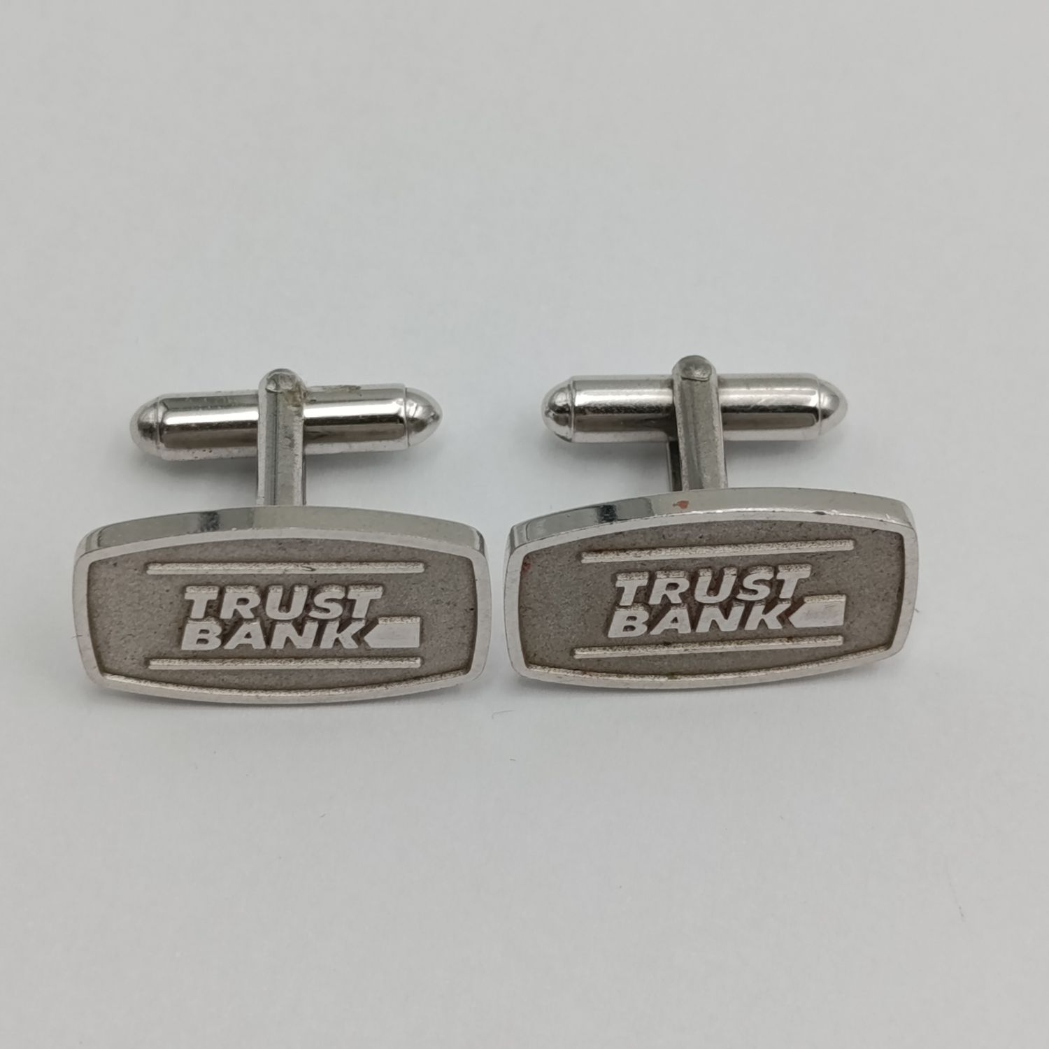 Pair of vintage Trust Bank cufflinks