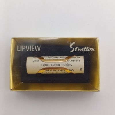 Vintage Stratton Lipview lipstick holder with mirror - un used in original box