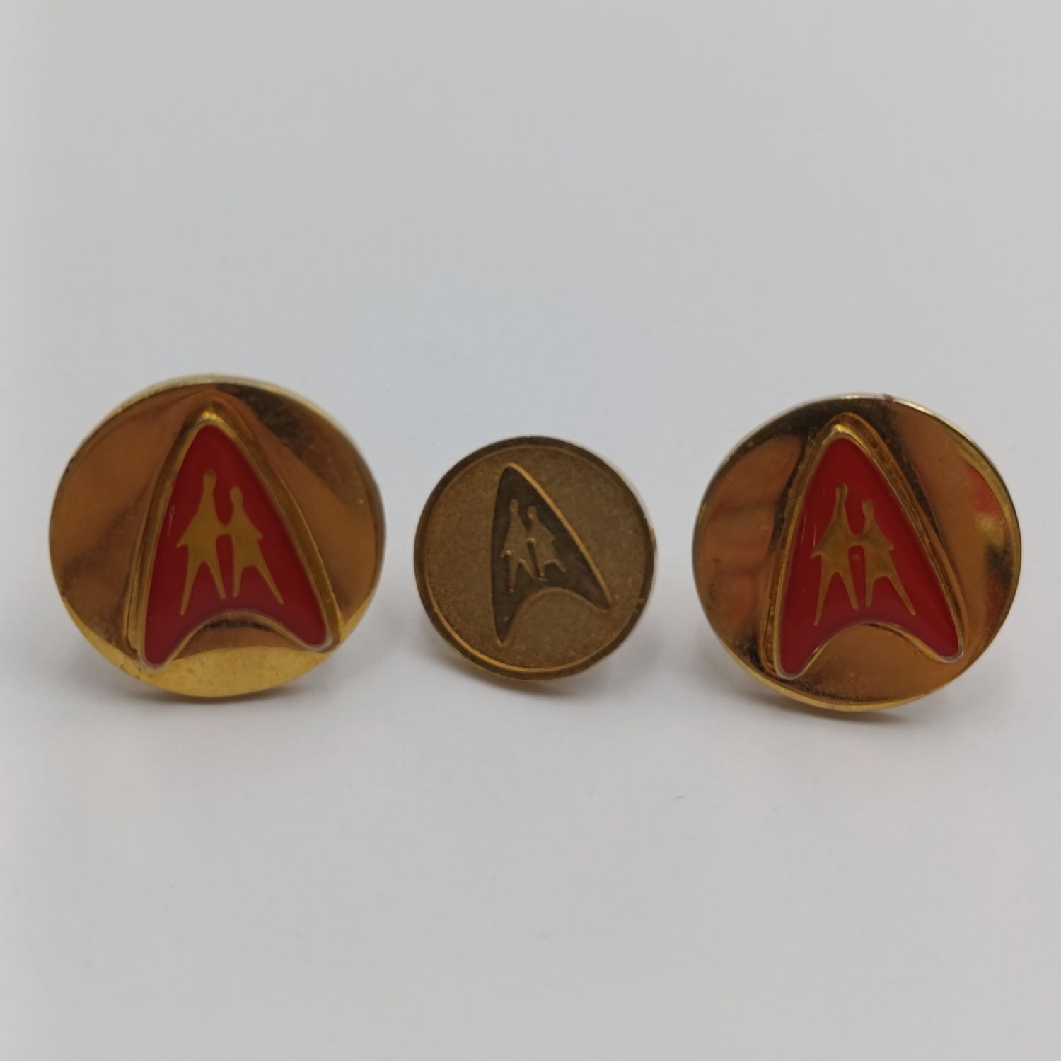 Allied bank set of cufflinks and achievement pin