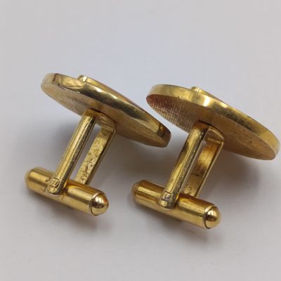 Allied bank set of cufflinks and achievement pin
