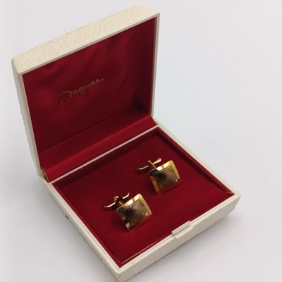 Pair of Jaguar Agate cufflinks