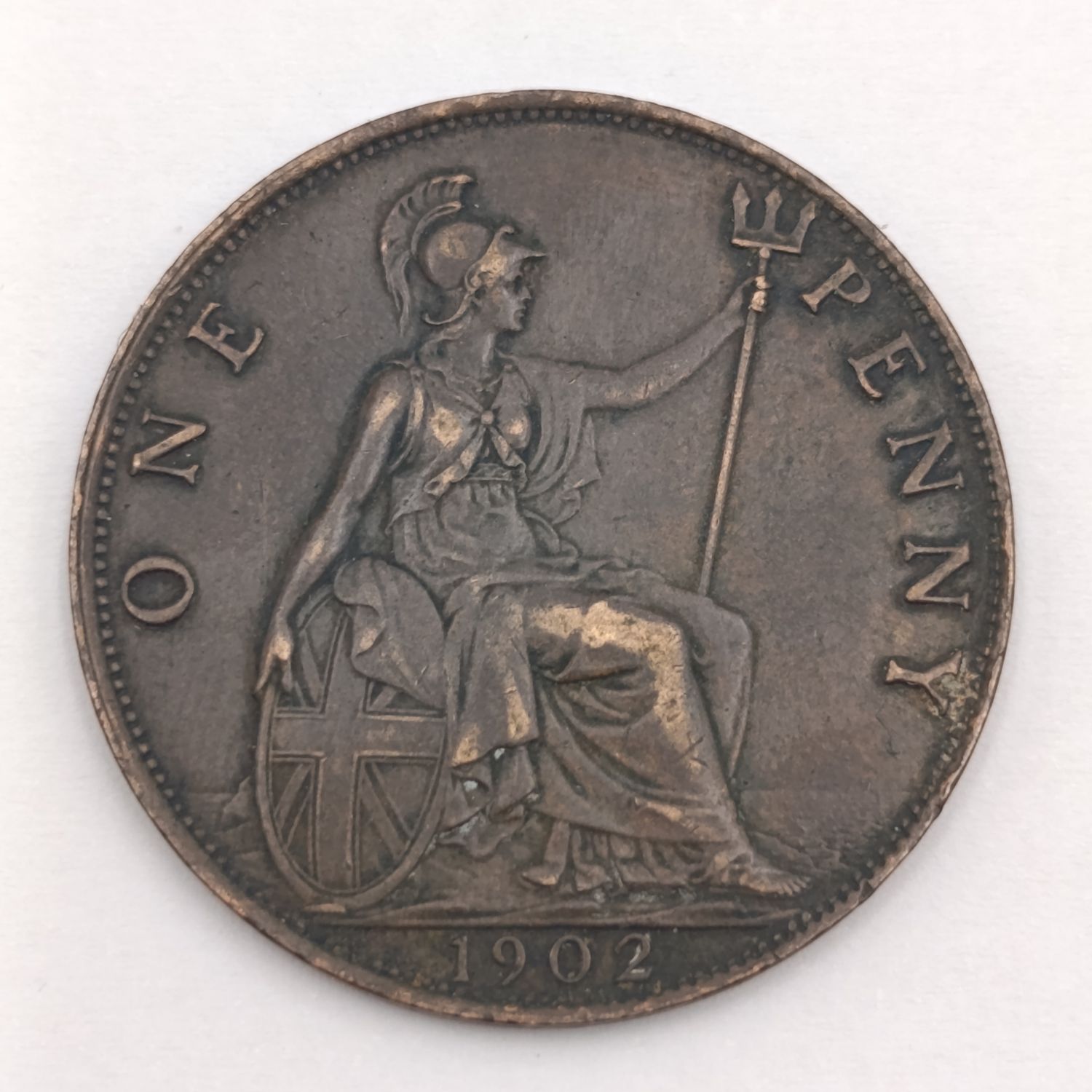 Great Britain 1902 penny AU