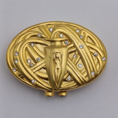 Estee Lauder solid perfume compact - Aquarius Zodiac