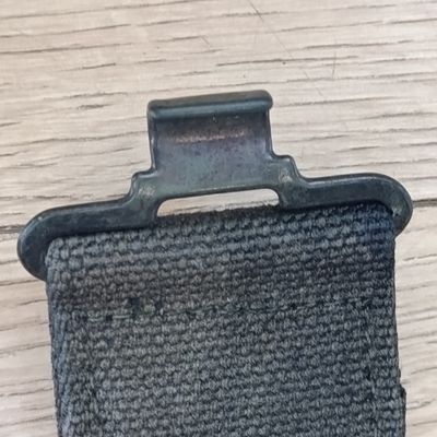 South African Navy black webbing balt