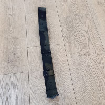 South African Navy black webbing balt