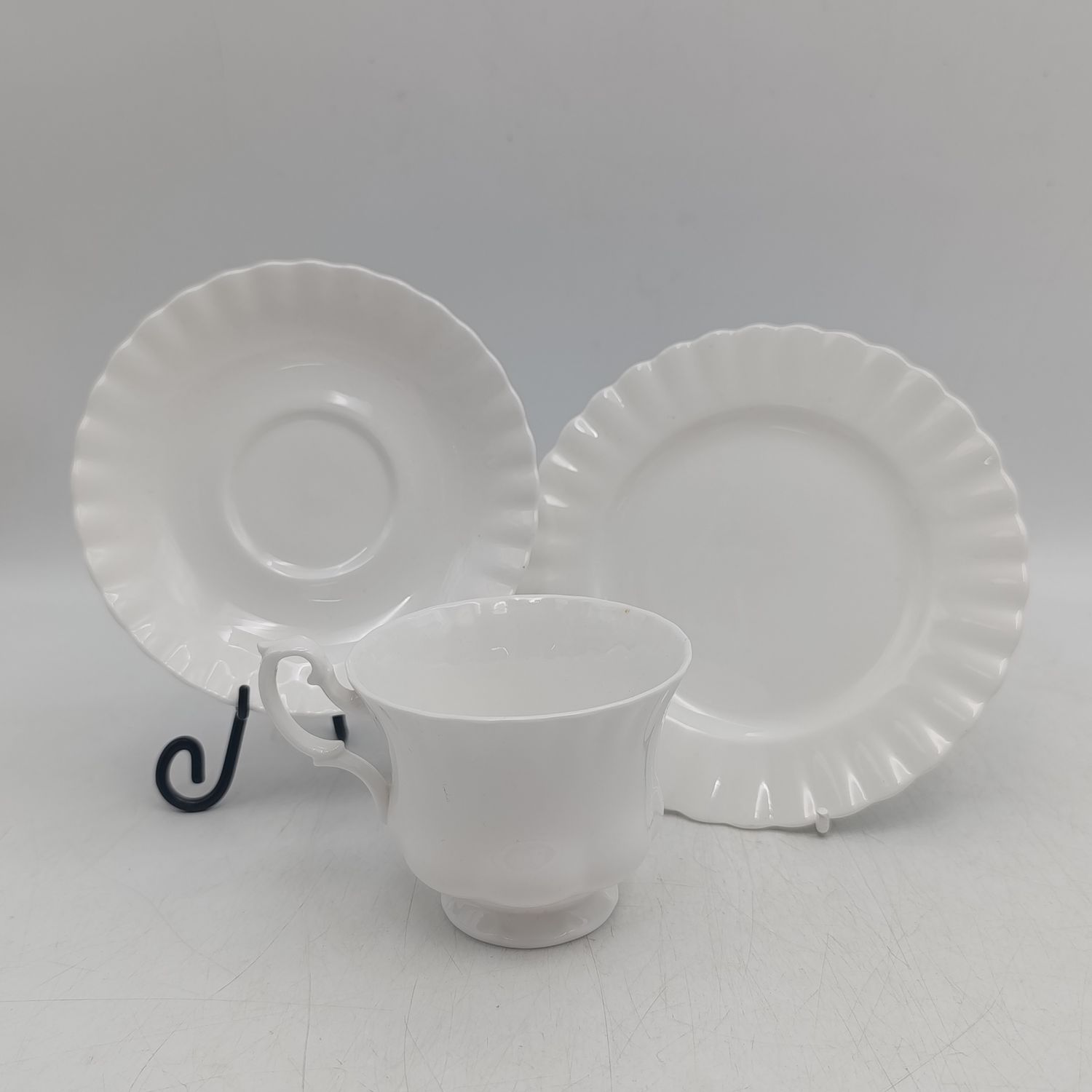 Vintage Royal Albert reverie porcelain trio - Cup, Saucer and sideplate