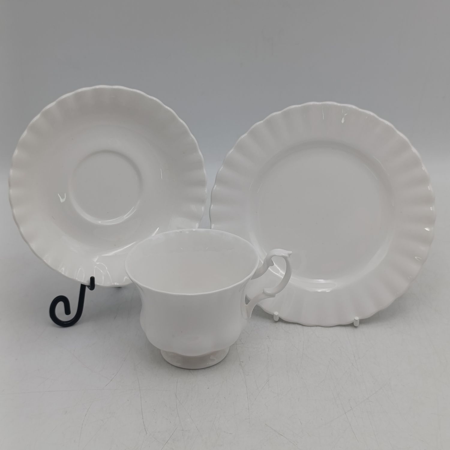 Vintage Royal Albert reverie porcelain trio - Cup, Saucer and sideplate