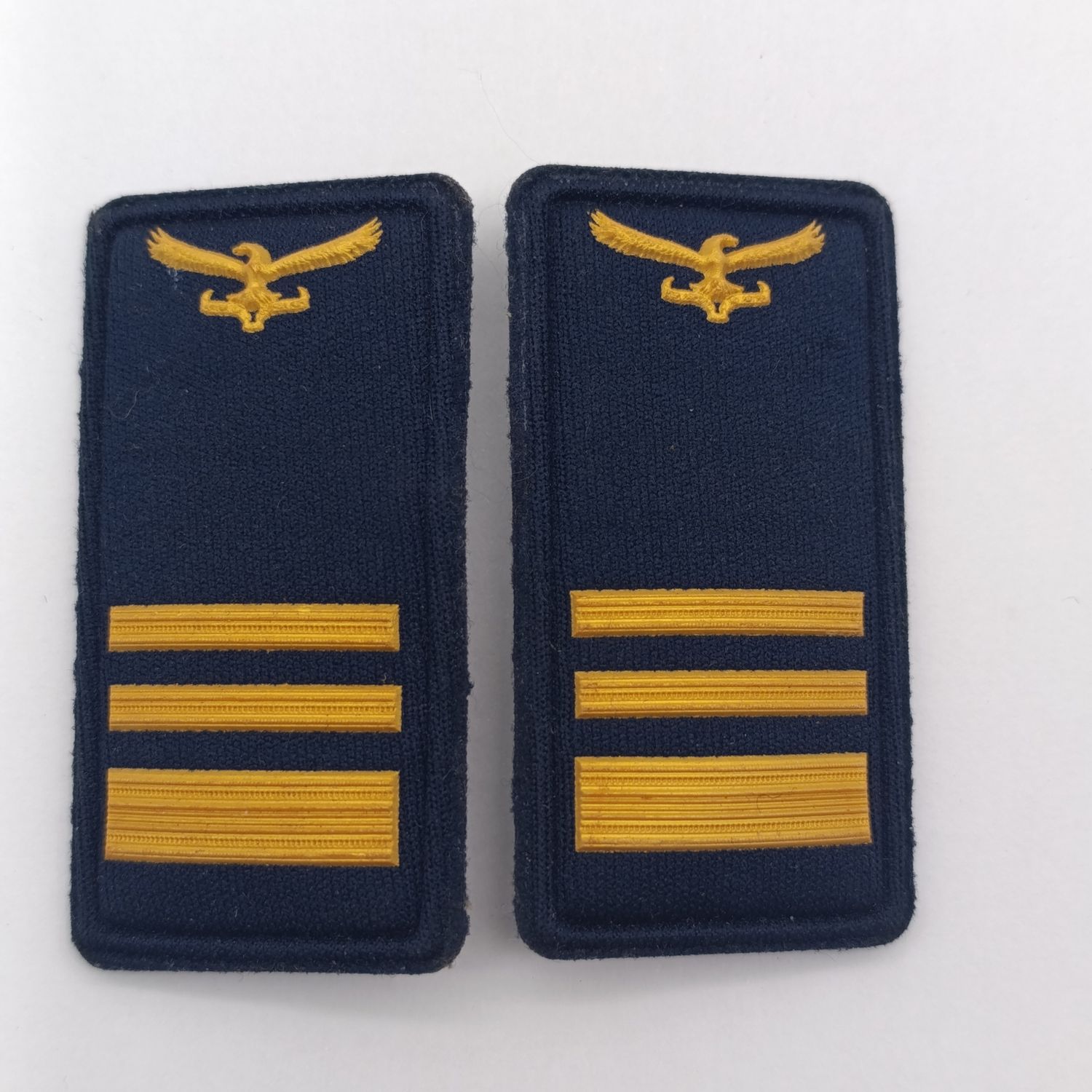 Pair of SA Air Force Lieutenant-Colonel collar badges