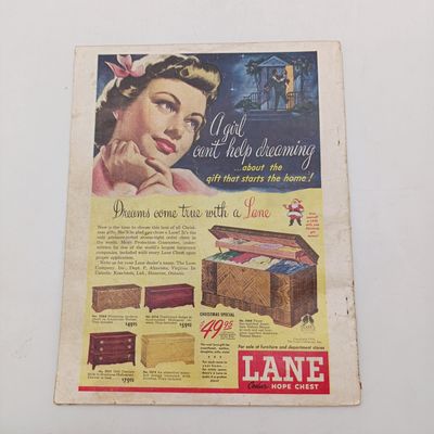 Vintage Modern Screen magazine - Lana Turner - january 1950