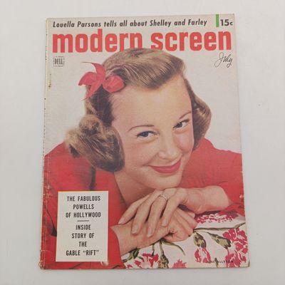 Vintage Modern Screen magazine - June Allyson - June 1951