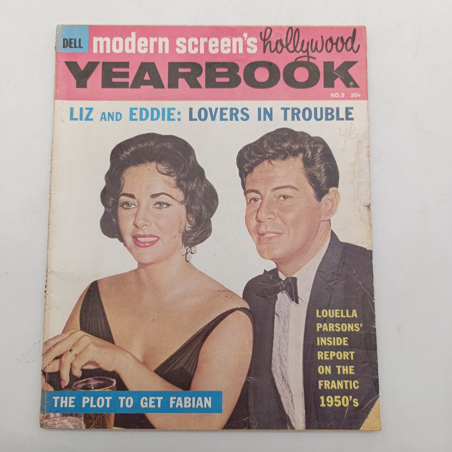 Vintage Modern Screen's Hollywood yearbook 1960 No.3 - Liz and Eddie