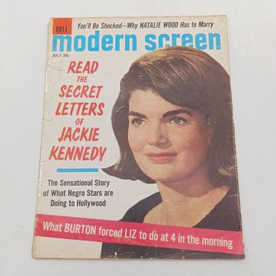 Vintage Modern Screen magazine - July 1965 - cover repaired