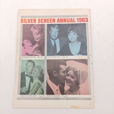 Vintage Silver screen Annual 1963 magazine