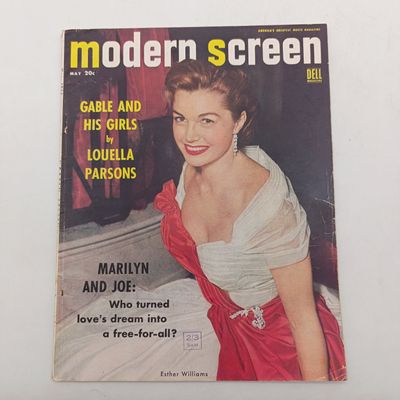 Vintage Modern Screen magazine - Esther Williams - May 1954