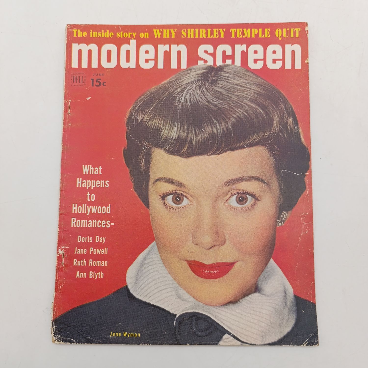 Vintage Modern Screen magazine - Jane Wyman - June 1951
