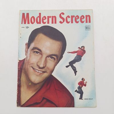 Vintage Modern Screen magazine - Gene Kelly - June 1946