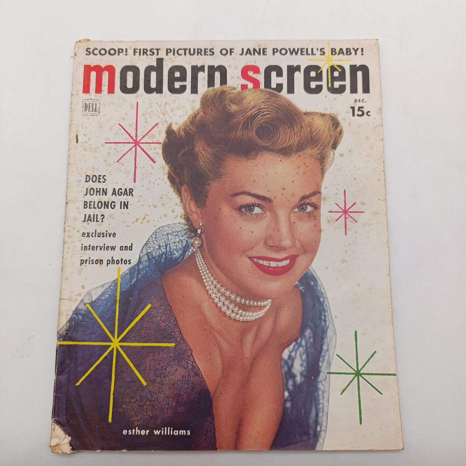 Vintage Modern Screen magazine - Esther Williams - December 1951