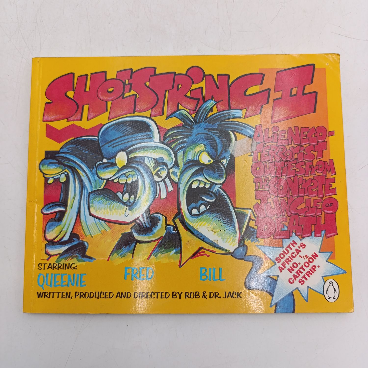 Shoestring II - starring Queenie, fred and Bill cartoon book