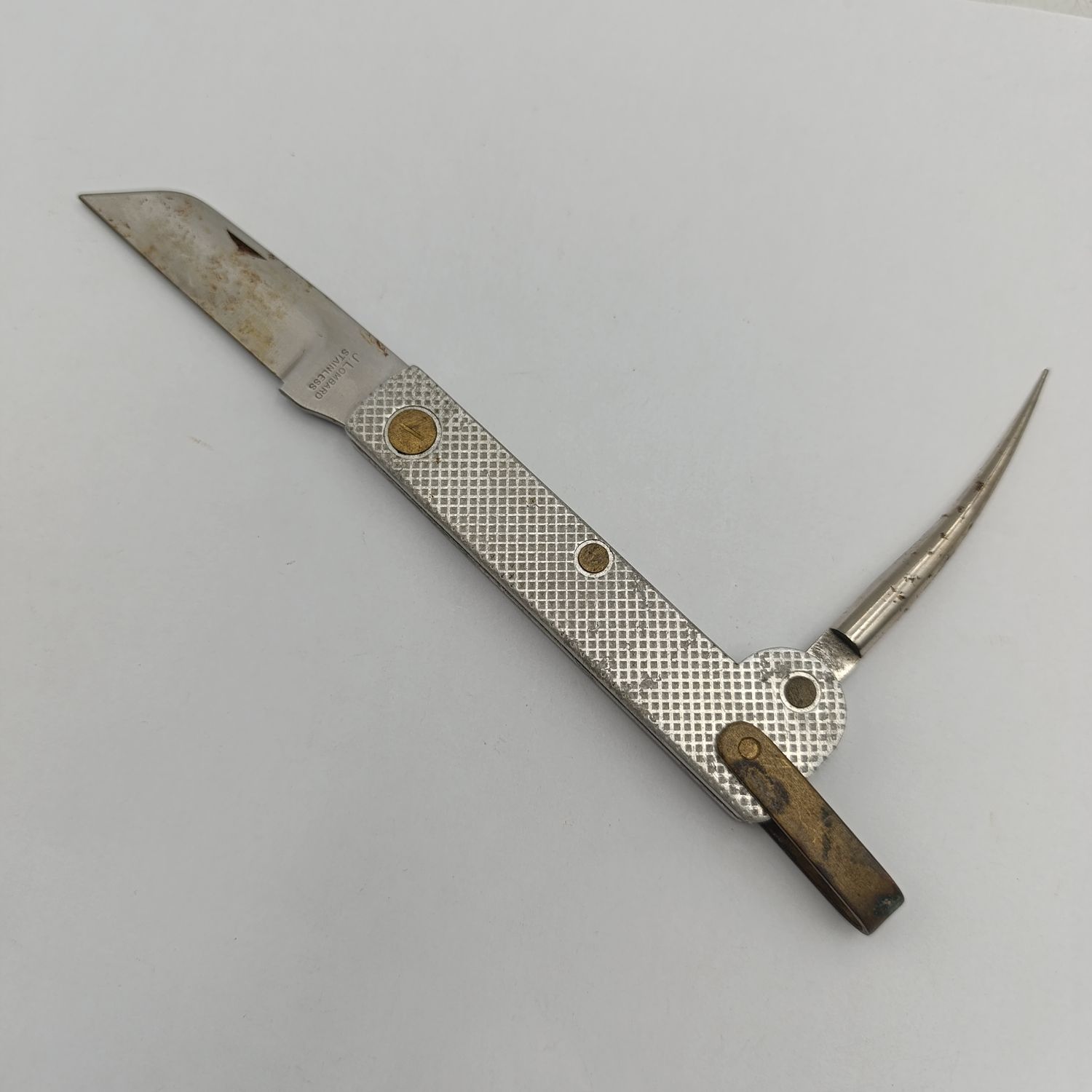 SA Navy pocket knife with rope splicer by J Lombard