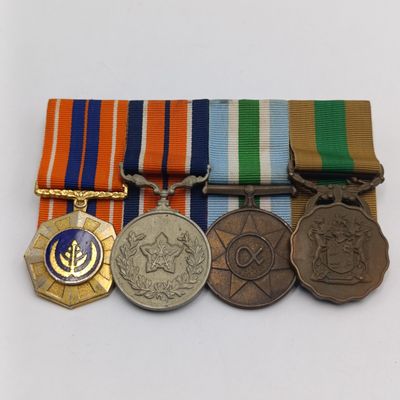 Set of 4 SADf 10 year full size medal group