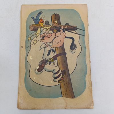Comic Popeye and communications and Media careers - King comics - some faults and tears