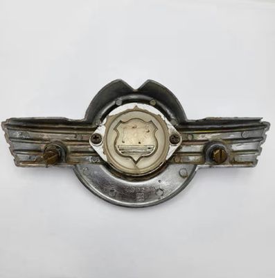 Original Morris grill badge with perspex centre