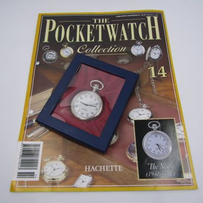 1872's Style Angler Quartz pocket watch - Hachette pocket watch collection #8 - working