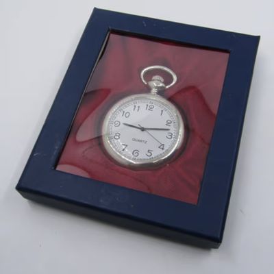1872's Style Angler Quartz pocket watch - Hachette pocket watch collection #8 - working