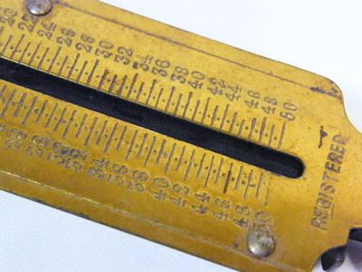 Vintage original Rebure pocket balance scale - 50 kilogram capacity - as per photo