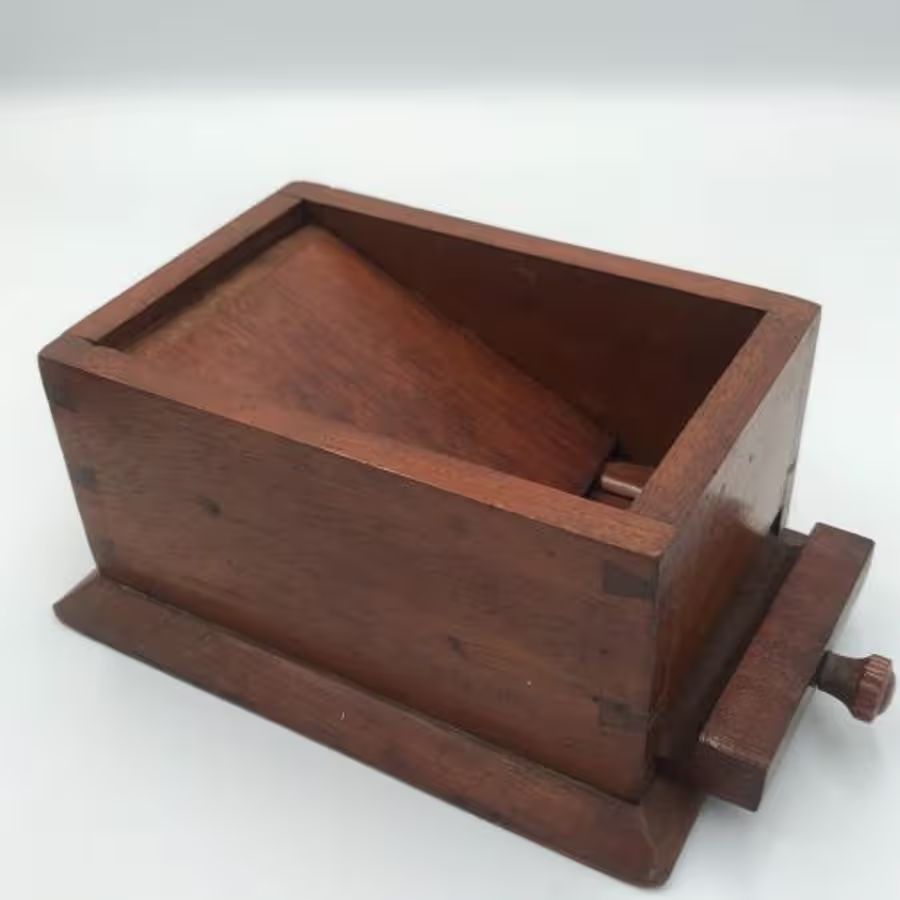 Vintage cigarette dispenser wooden box