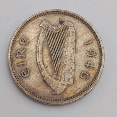 Ireland 1946 three pence