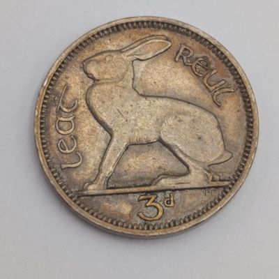 Ireland 1946 three pence