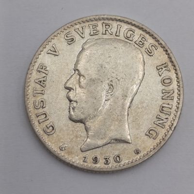 Sweden 1930 Silver 1 Kronor