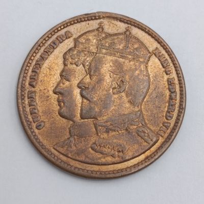 Great Britain 1902 coronation of Edward 7 medallion
