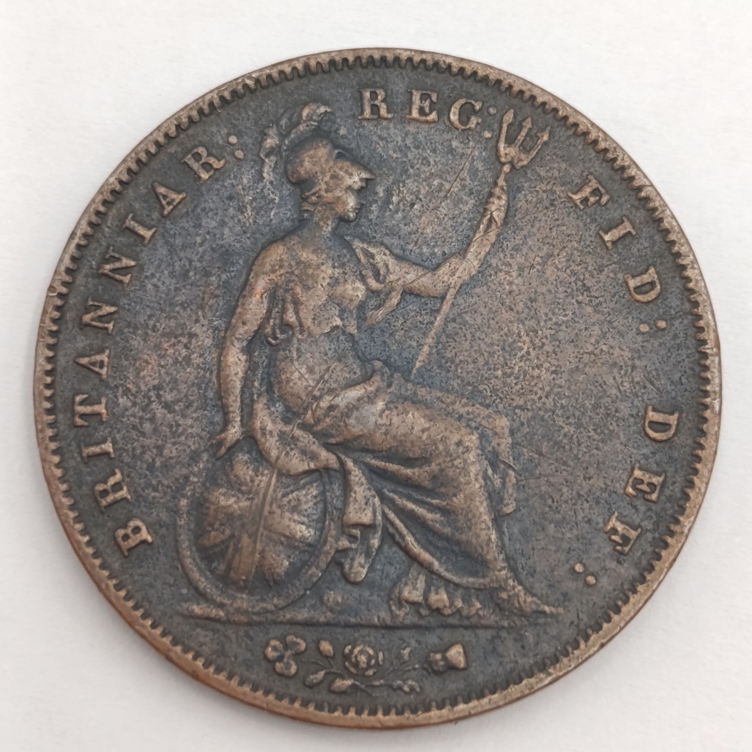 Great Britain 1858 Penny VF