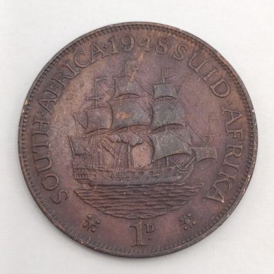 South Africa 1948 - no stop after 8 plus streaky colors